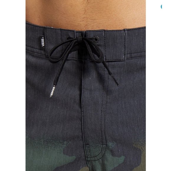 SOLD VANS Black Newland Camo Print Board Shorts - Picture 4 of 9
